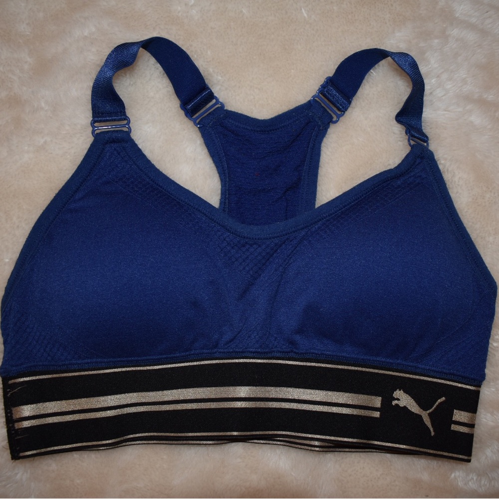 Royal blue Puma sports bra